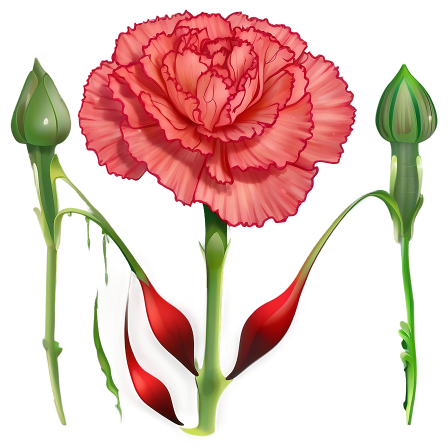 Carnation Flower Transparent Png 05252024 PNG