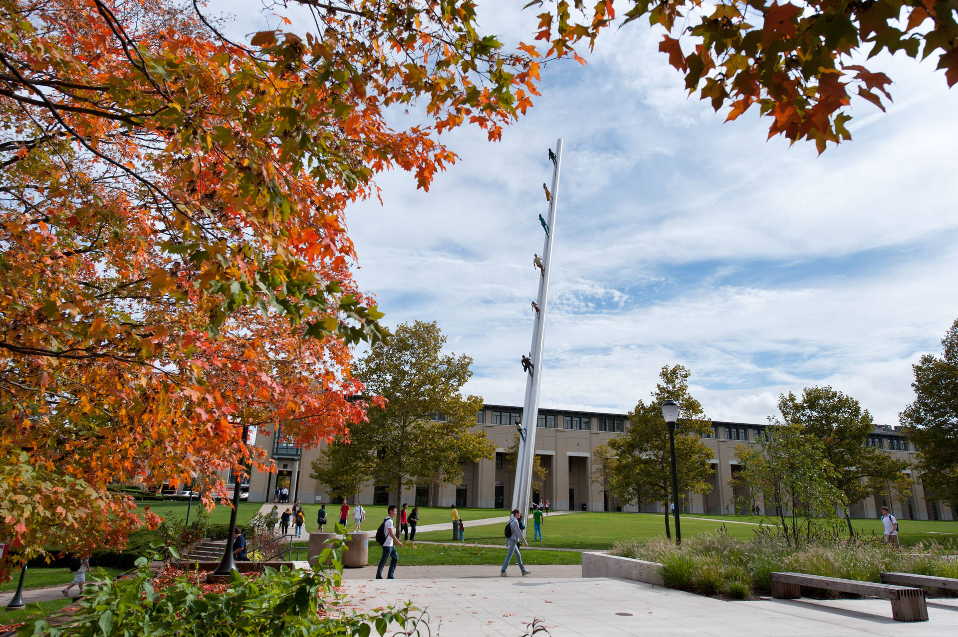 Carnegie Mellon University Walking To The Sky Wallpaper