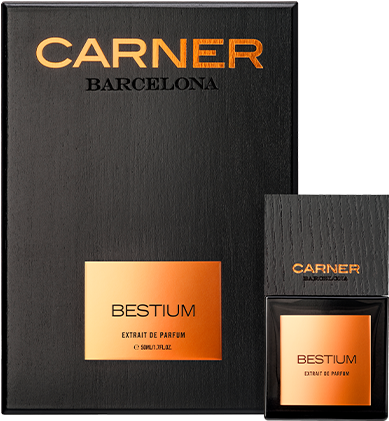 Carner Barcelona Bestium Perfume Packaging PNG