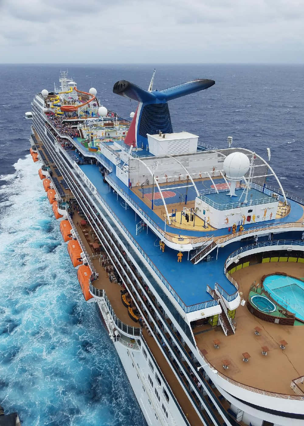 Carnival Cruise Ship In The Ocean
