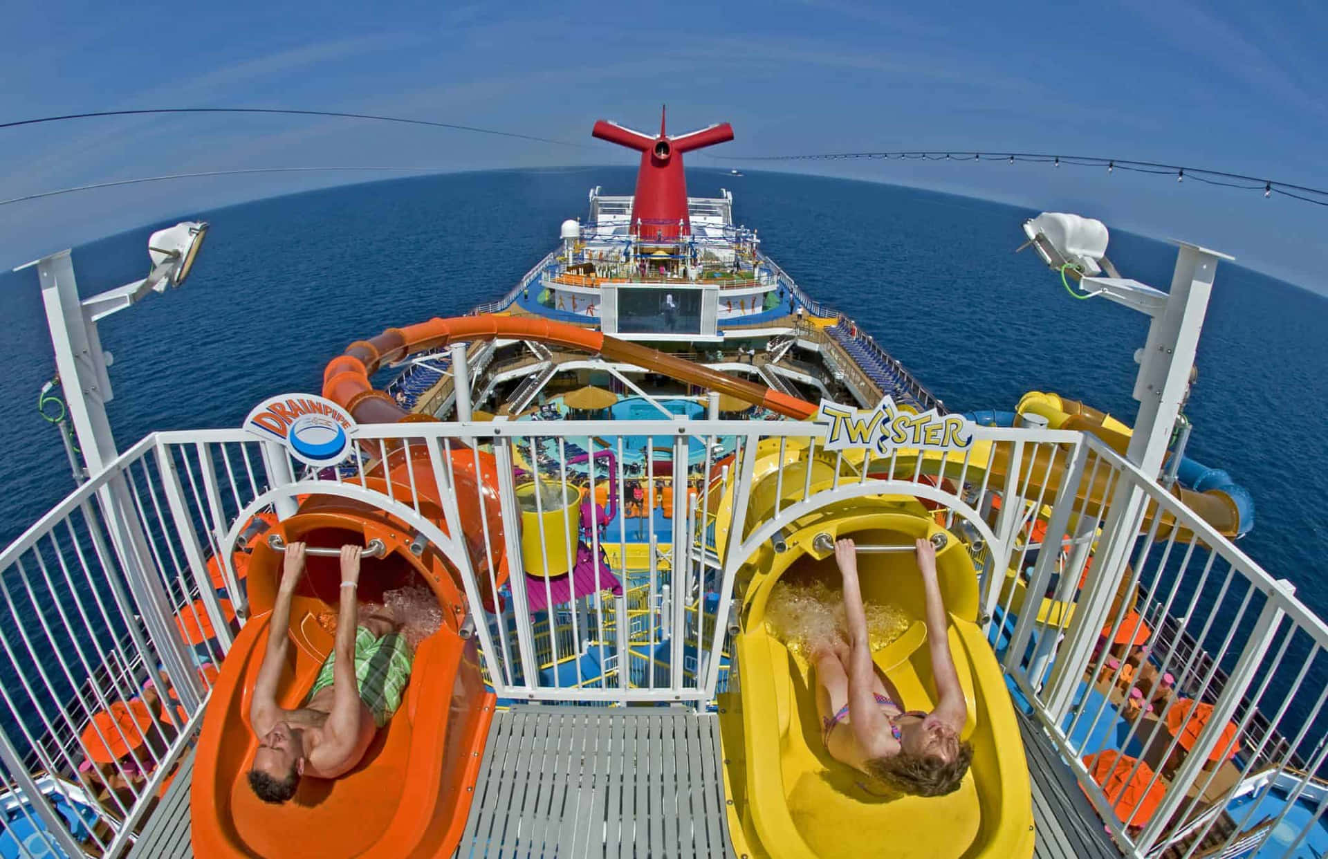 Carnival Magic - A View From The Top Of The Ship