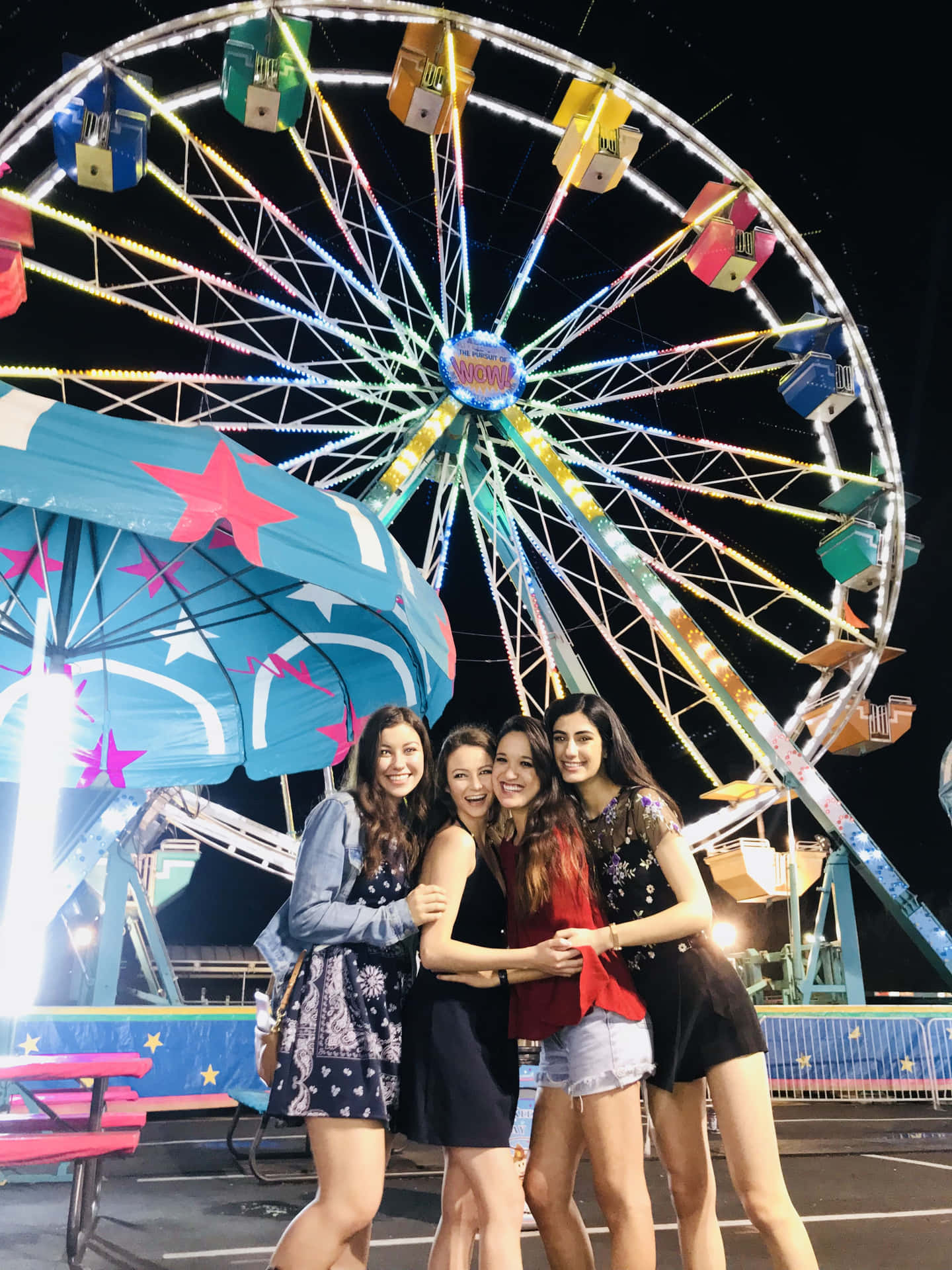 Cuadrode Cuatro Chicas En El Carnaval