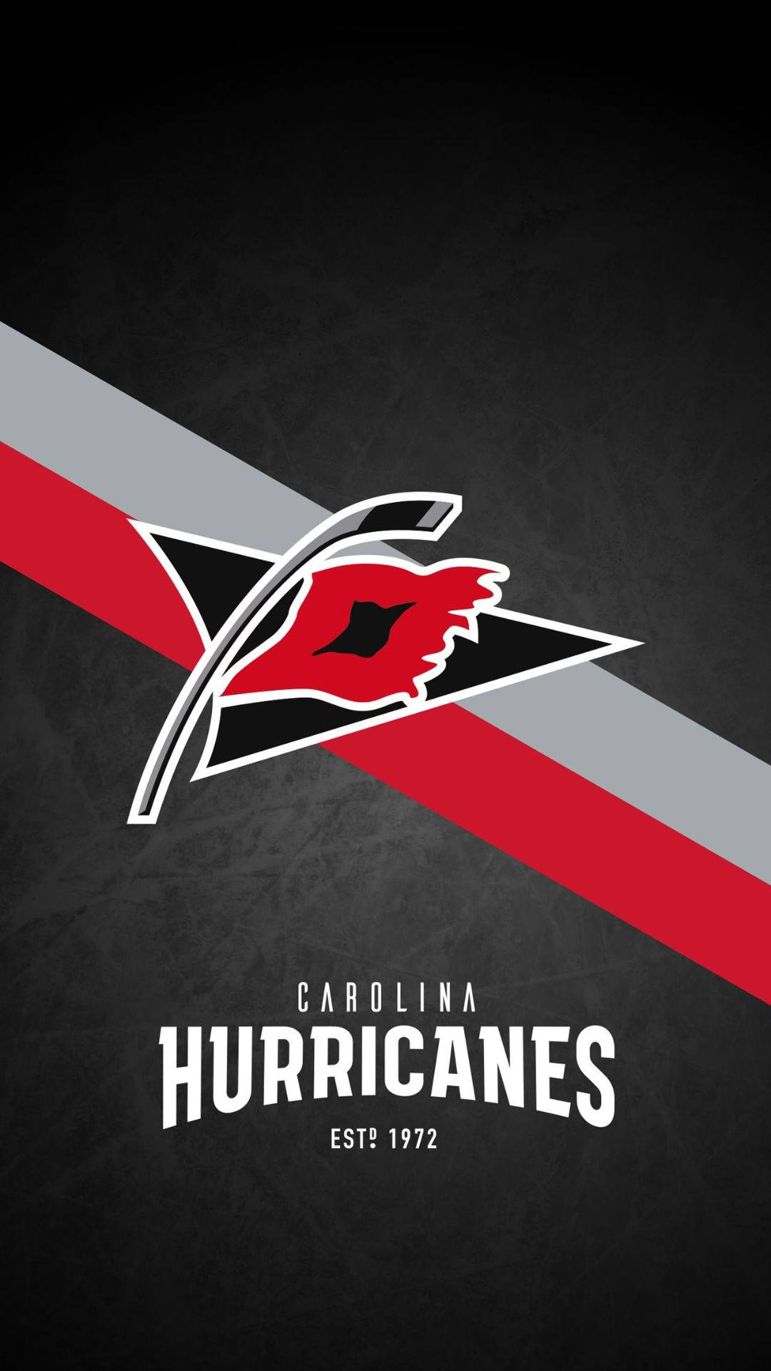 Logo Carolina Hurricanes Sulla Linea Diagonale Sfondo