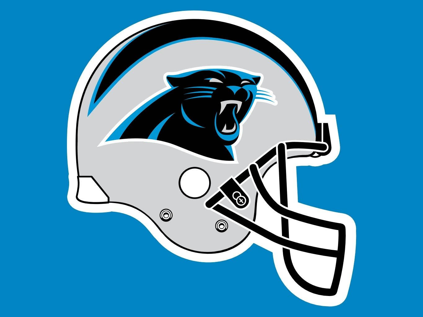 Carolina Panthers Logo On Head Gear Wallpaper