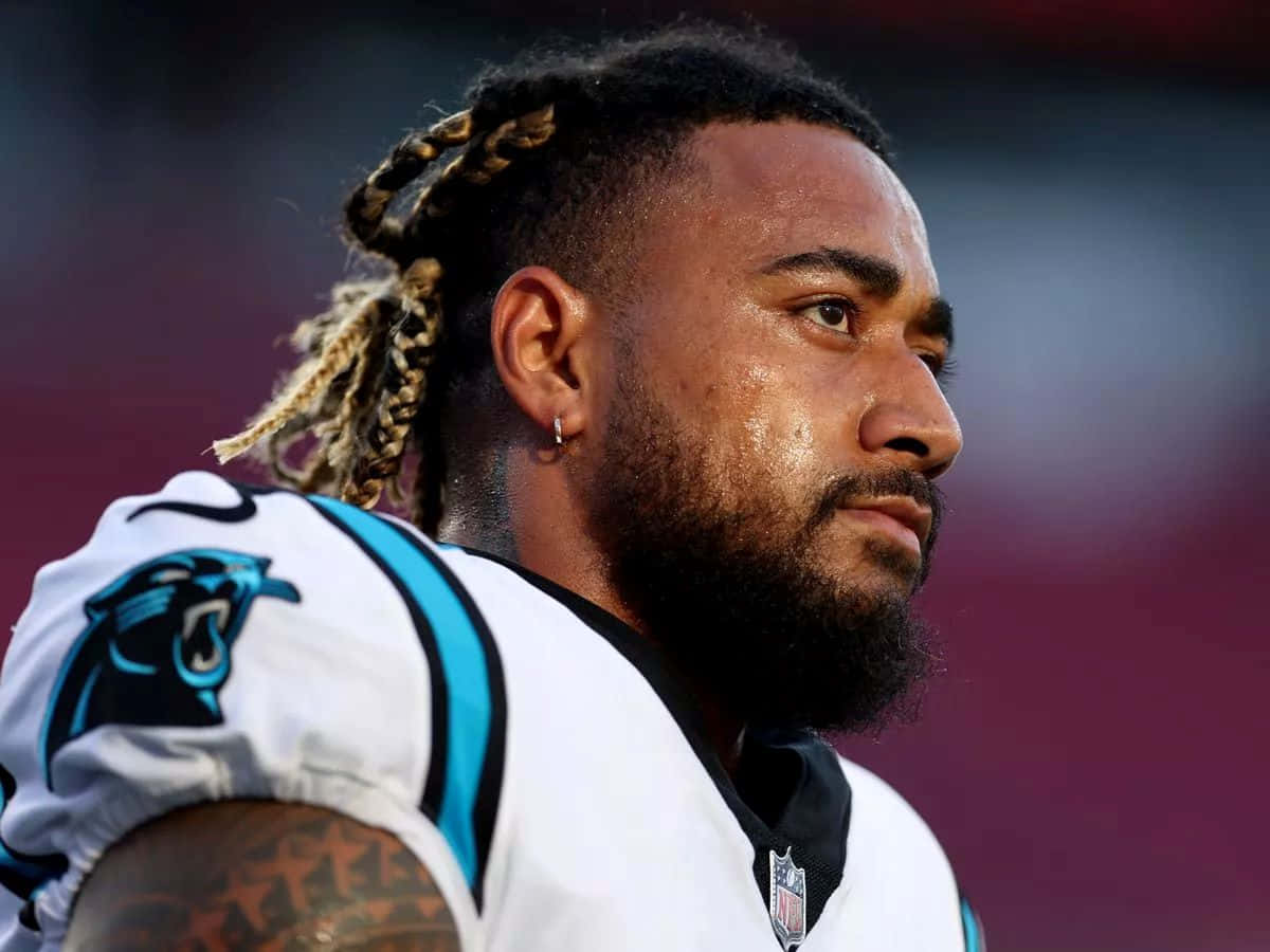 Carolina Panthers Spiller Profil Bakgrunnsbildet