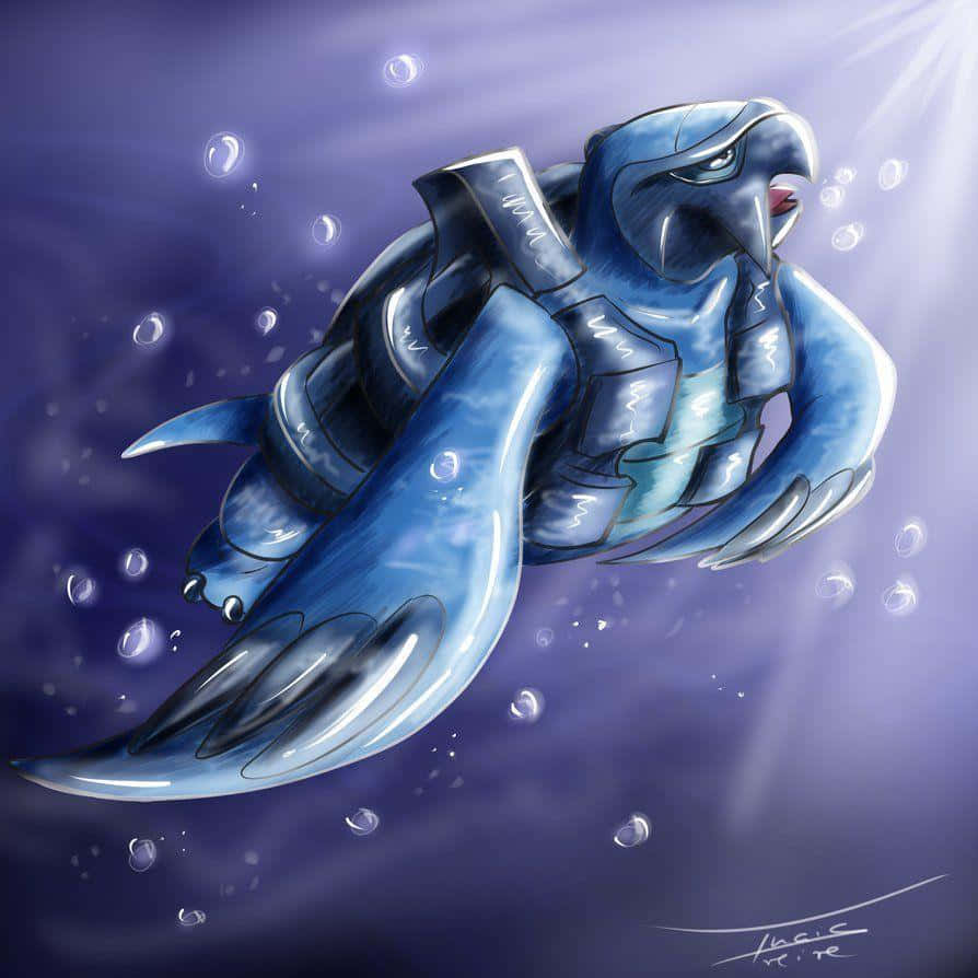 Carracosta Underwater Pokemon Artwork Wallpaper