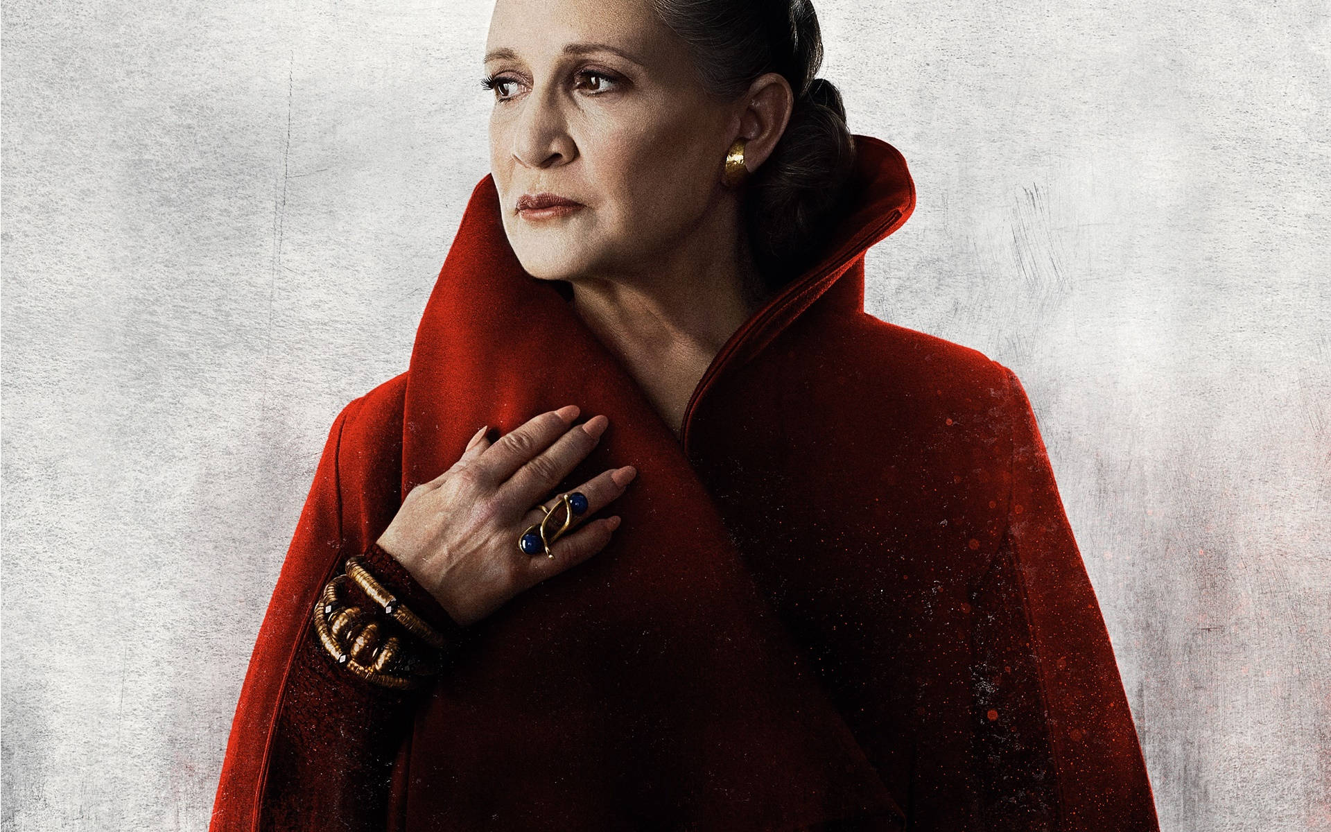 Carrie Fisher Last Jedi Princess Leia Wallpaper