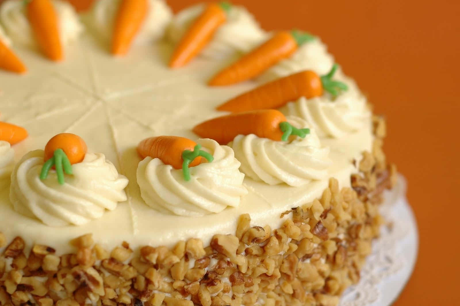 Carrot Cake With Cream Frosting