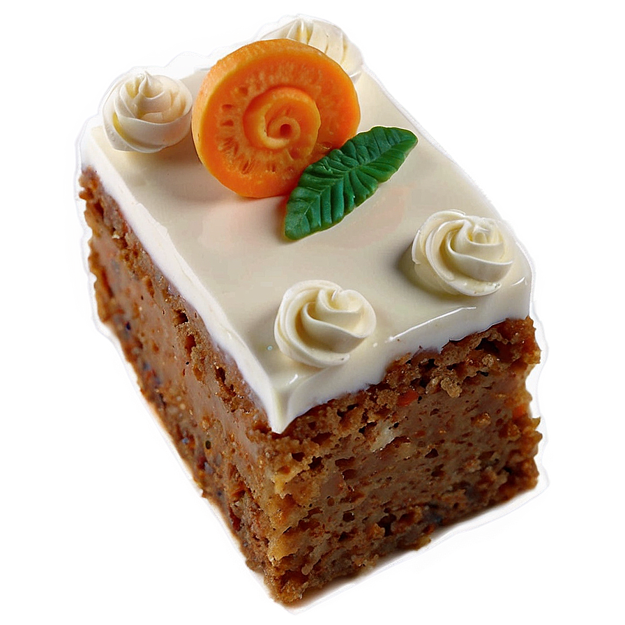 Carrot Cake Slice Png Prp PNG
