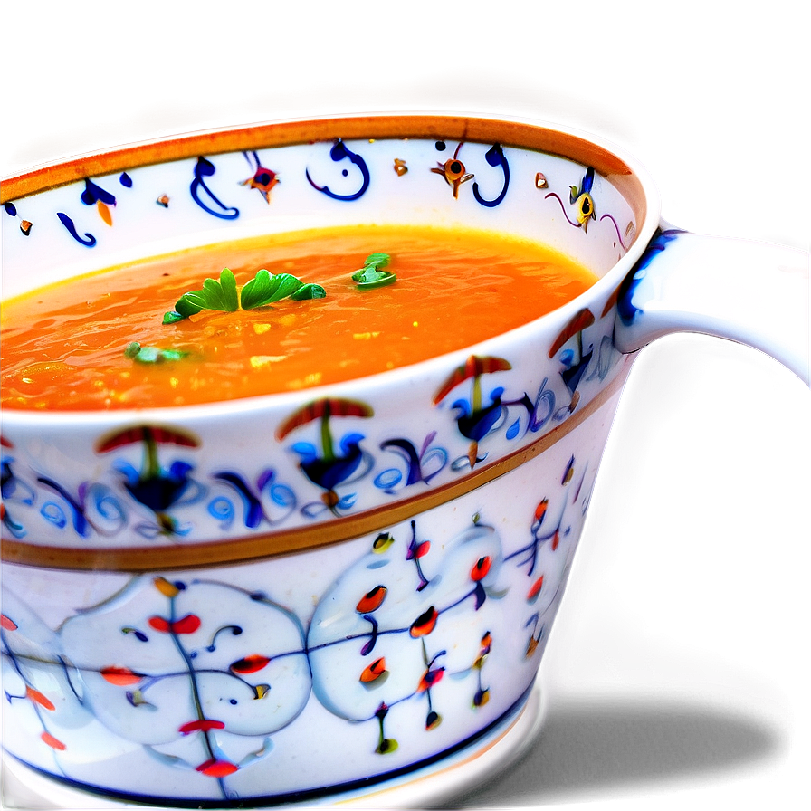 Carrot Ginger Soup Png 05242024 PNG