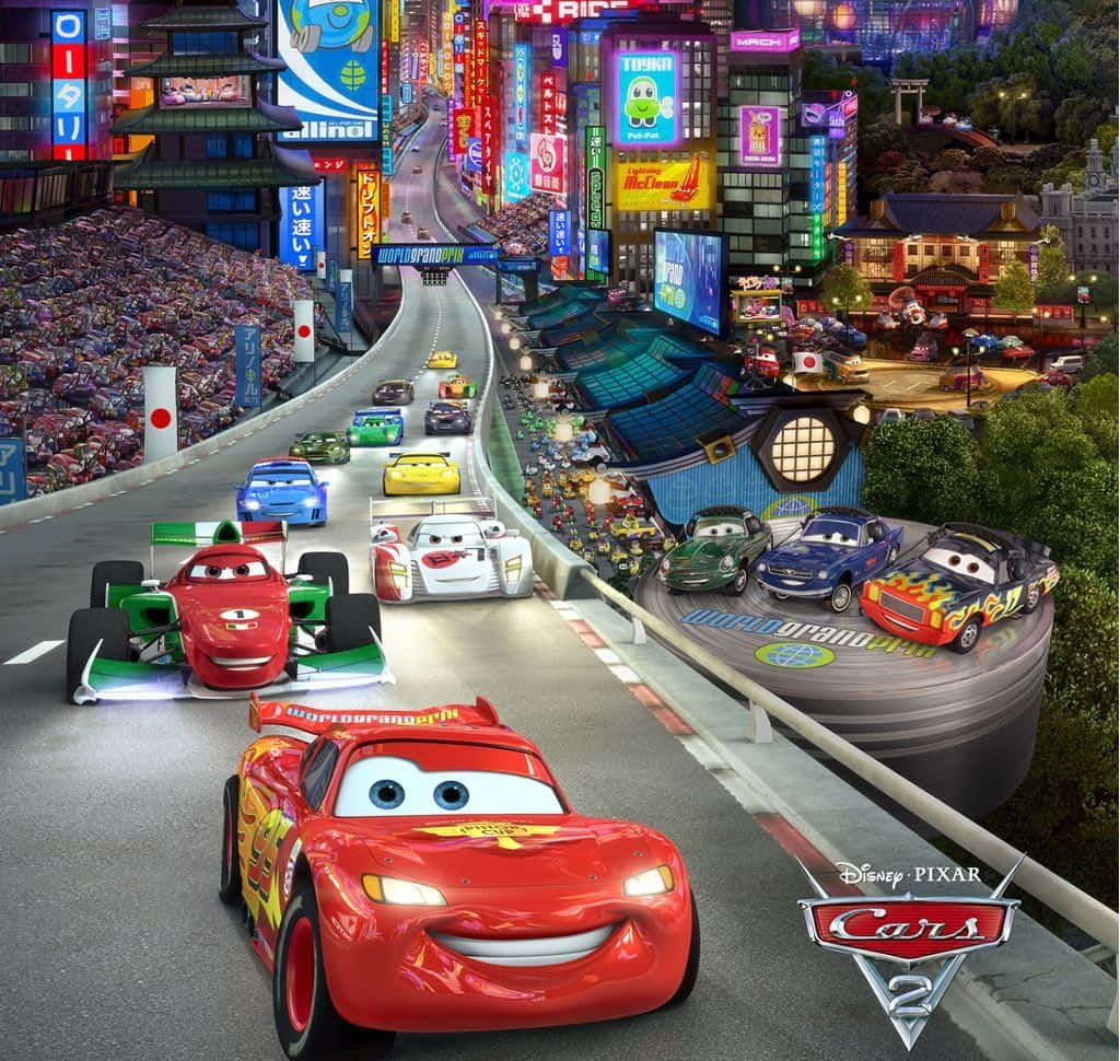 Rayomcqueen Y Mate Se Reencuentran En Cars 2 De Disney Pixar.