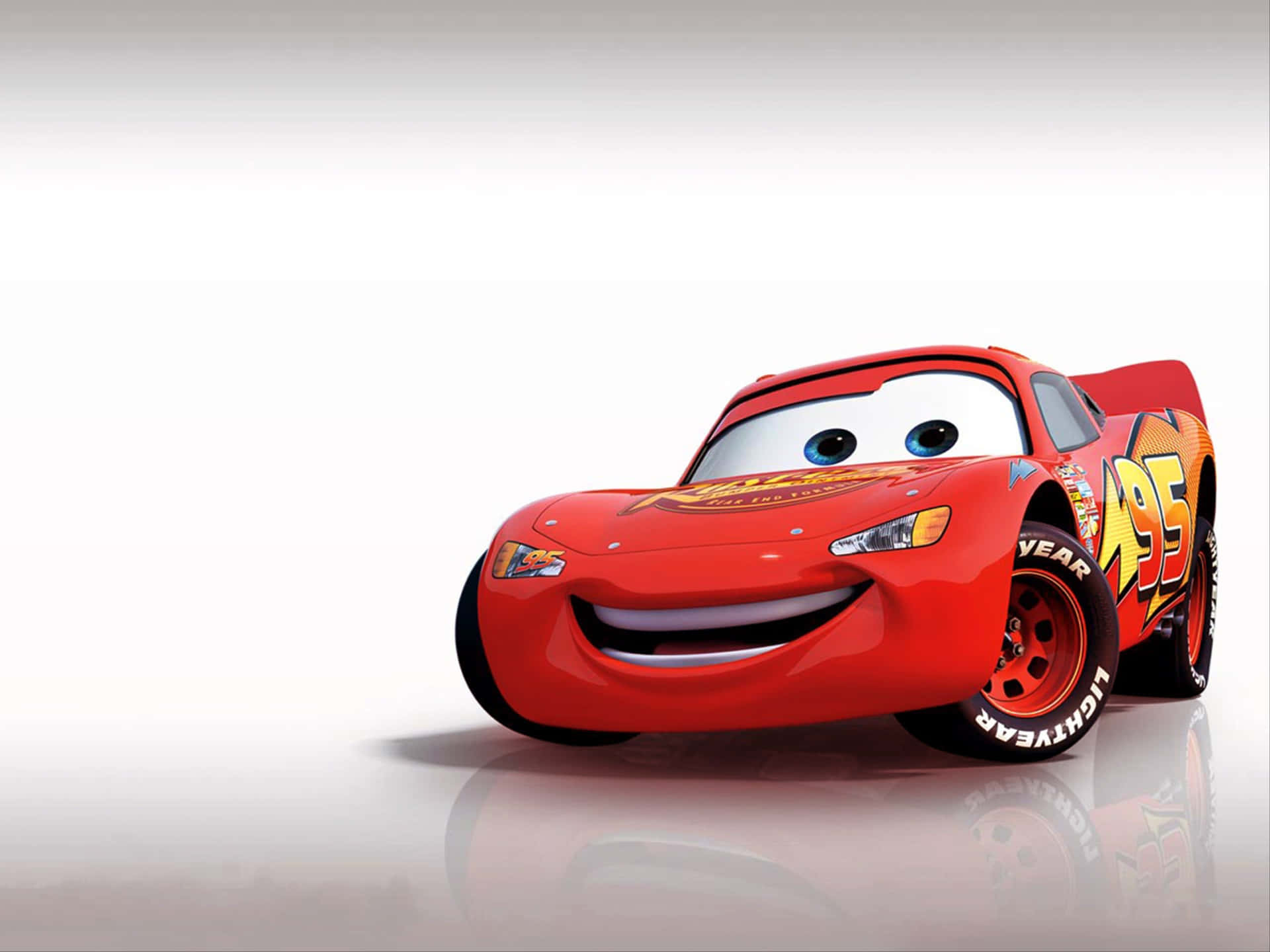 Lightning McQueen is ready to take the Piston Cup!