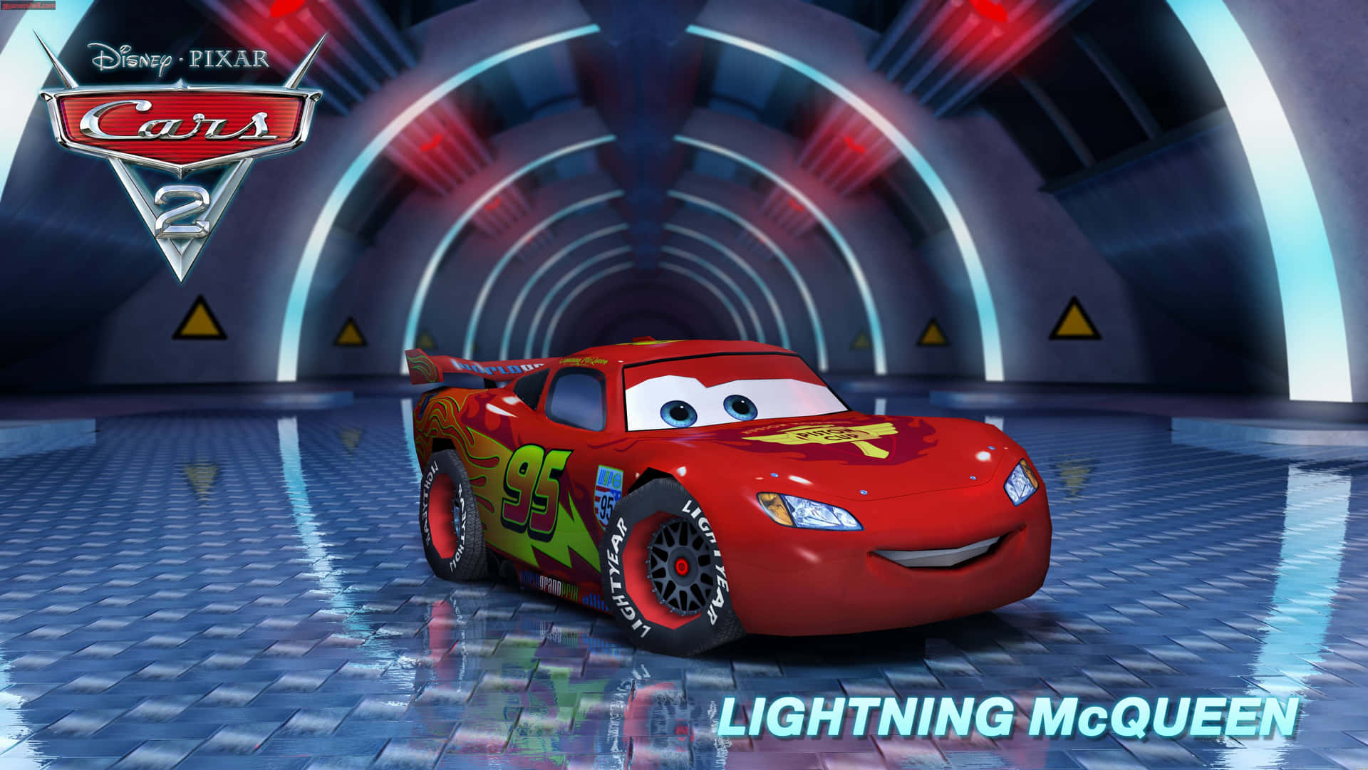 Lighting McQueen and the gang ready for another wild ride