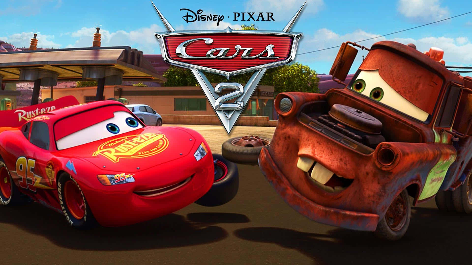 Lightning McQueen and Mater Take on the Grand Prix