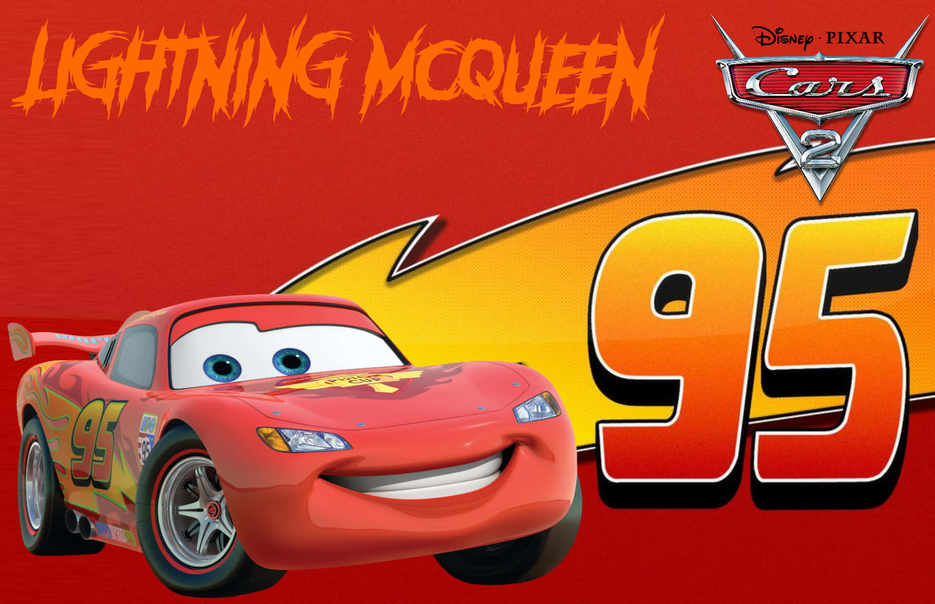 Lightningmcqueen Og Mater Fejrer En Vellykket Race I Cars 2.