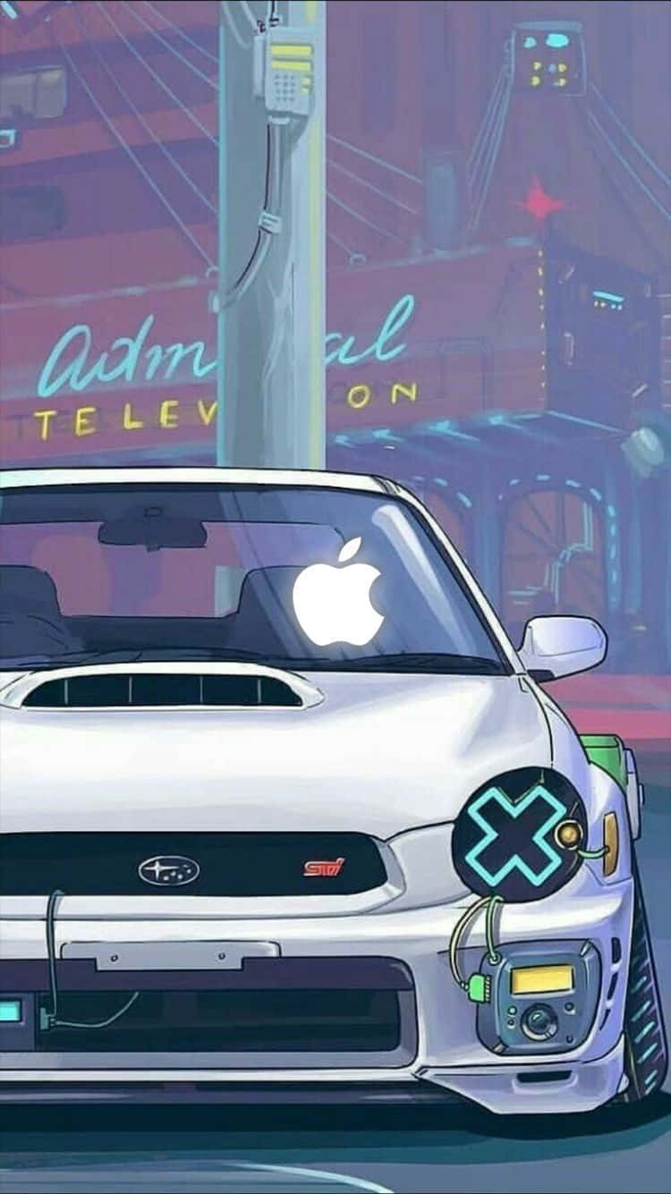 Cute Cars Iphone Theme Display Background