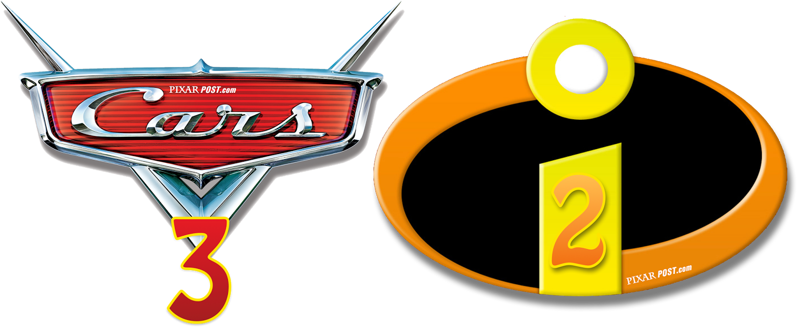 Cars3and Incredibles2 Logos PNG