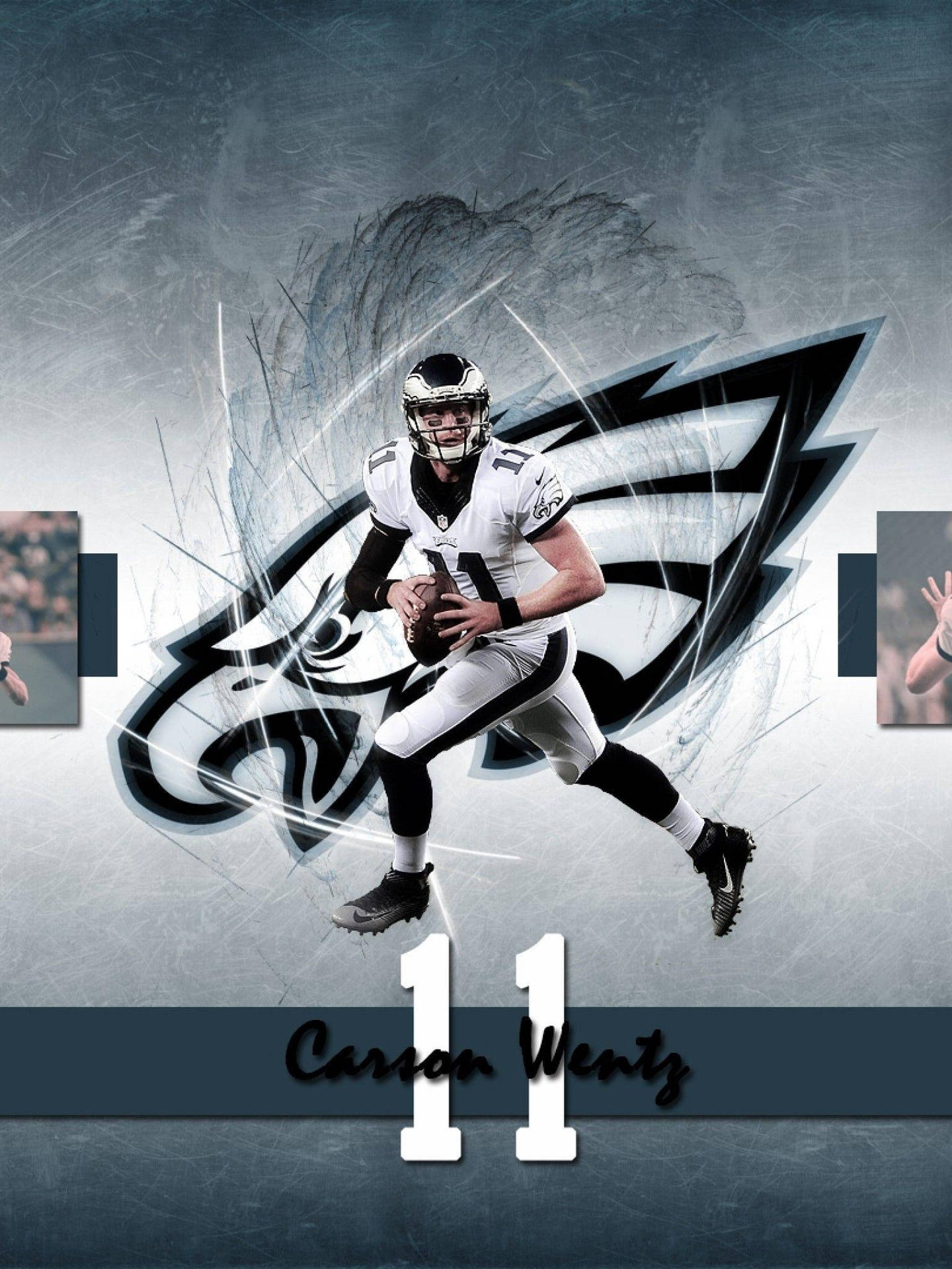 Carsonwentz Philadelphia Eagles Digitalkunst Wallpaper