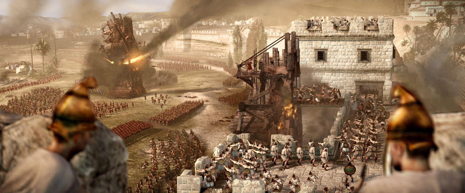 Carthage Soldiers Sieging Wallpaper