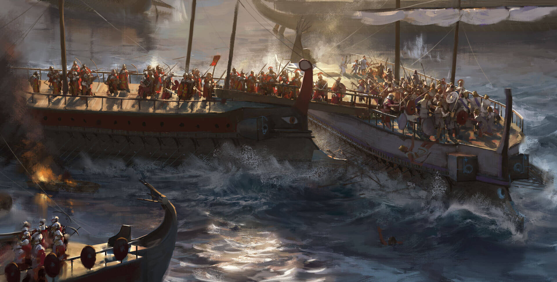 Barcosde Guerra De Cartago Fondo de pantalla