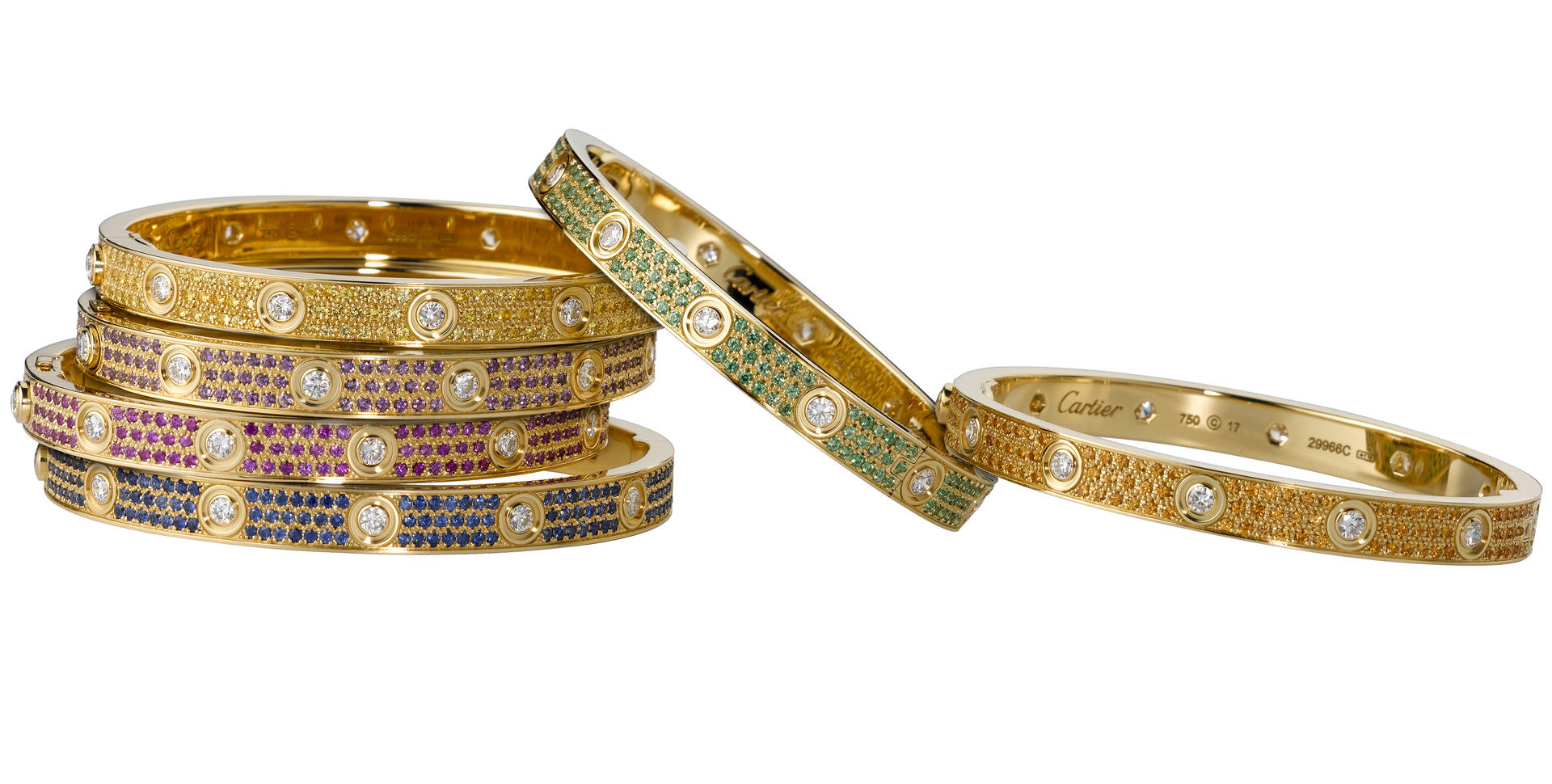 Cartier Bejeweled Bracelets Wallpaper