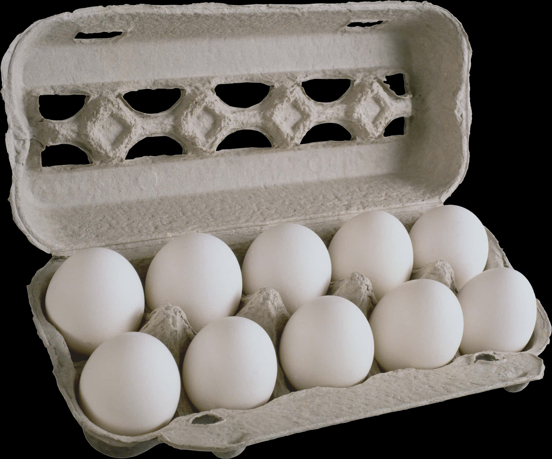Cartonof White Eggs PNG