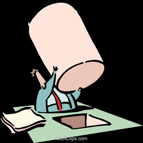 Cartoon Accidentwith Square Pipe PNG