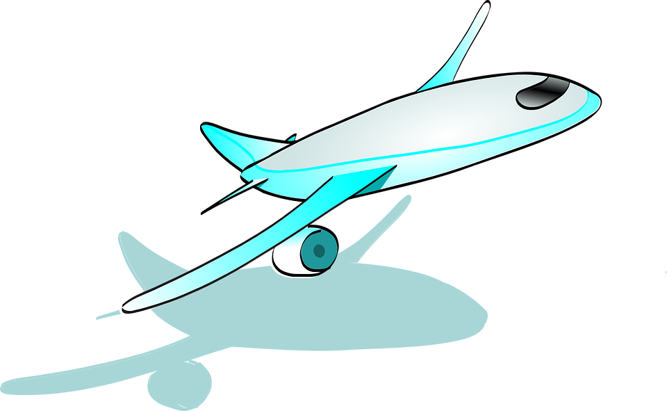 Cartoon Airplane Illustration PNG