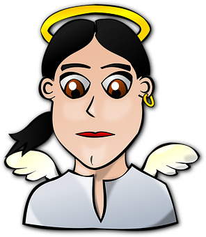 Cartoon Angel Graphic PNG