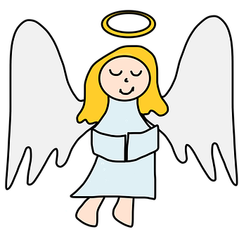 Cartoon Angel Illustration PNG