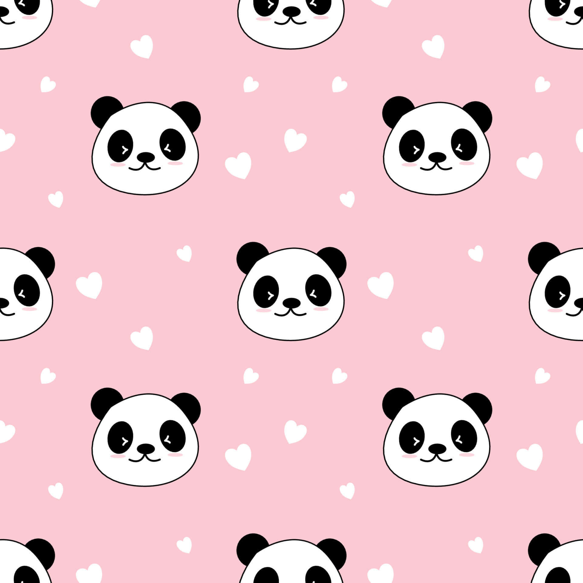 Animalde Dibujos Animados Panda Fondo de pantalla