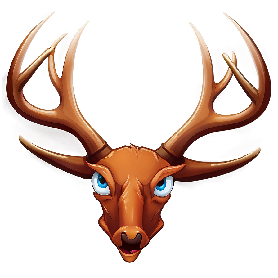 Cartoon Antler Image Png 06212024 PNG