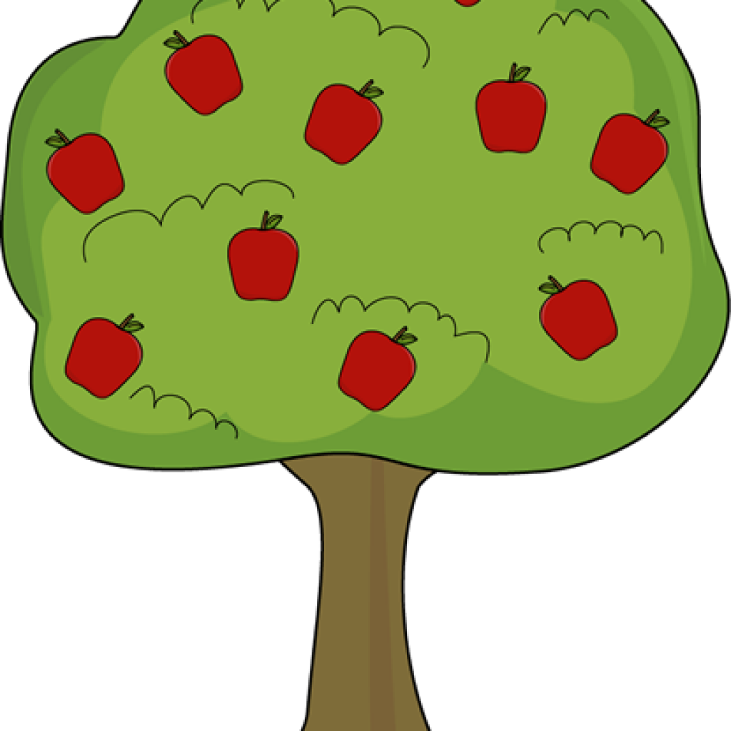Apple Tree Cartoon Illustration PNG
