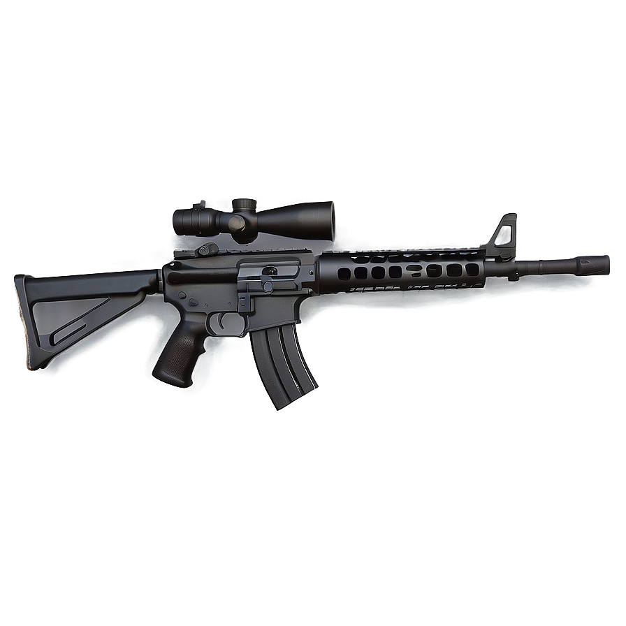 Cartoon Assault Rifle Picture Png Sey68 PNG