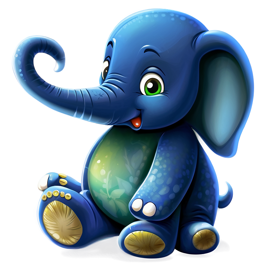 Cartoon Baby Elephant Image Png Dif PNG