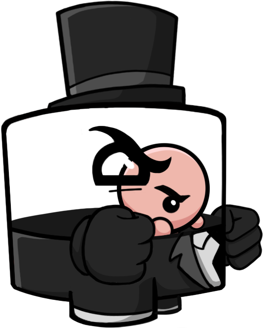 Cartoon Baby In Top Hat PNG