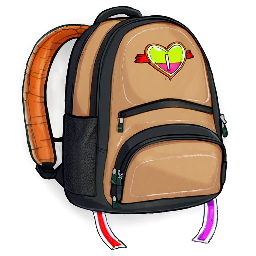 Download Cartoon Backpack Png Sro | Wallpapers.com