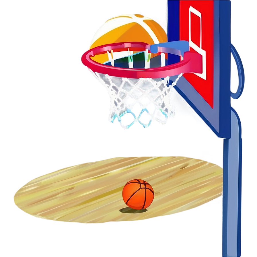 Cartoon Basketball Arena Png 06212024 PNG