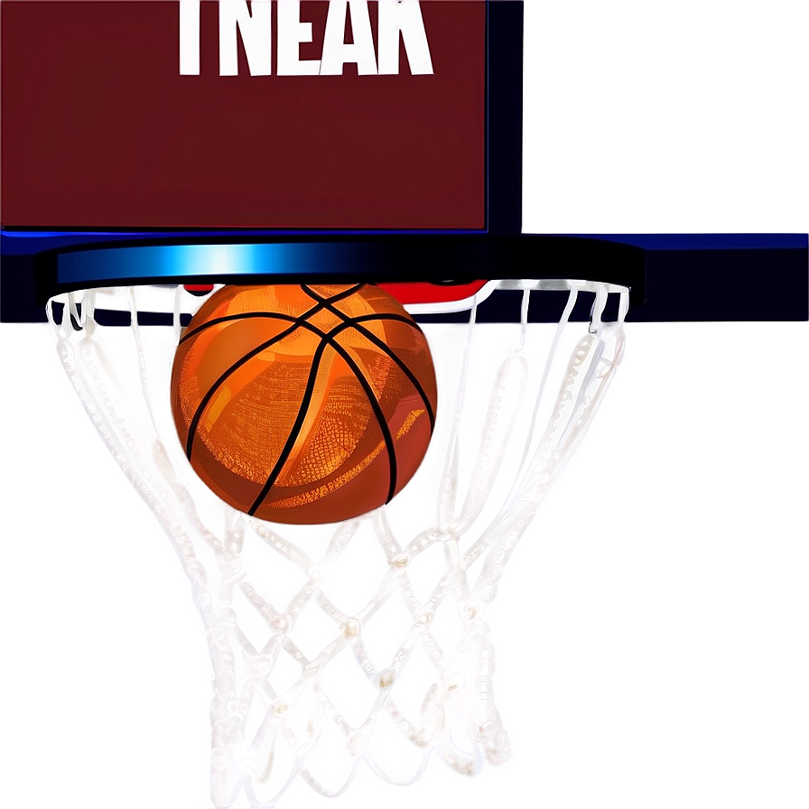 Cartoon Basketball Hoop Png Alr PNG