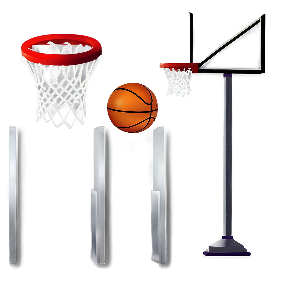 Cartoon Basketball Hoop Png Xyy20 PNG