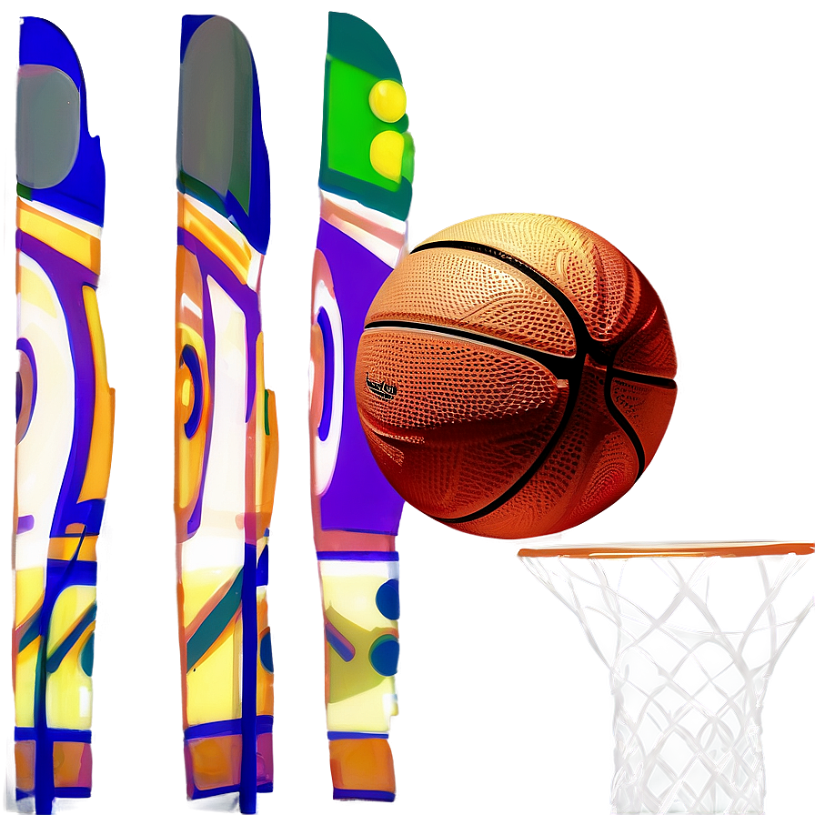 Cartoon Basketball Shootout Png Vdn68 PNG