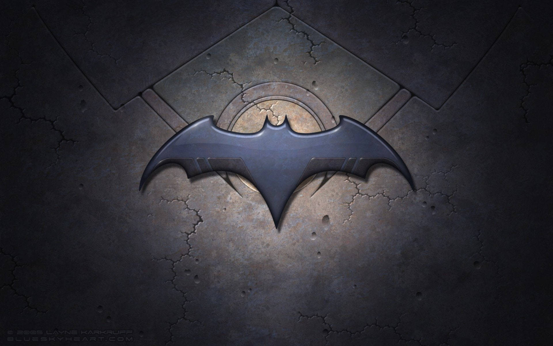 Cartoon Batman Logo Wallpaper