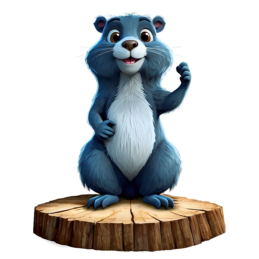 Download Cartoon Beaver Character Png Gma | Wallpapers.com