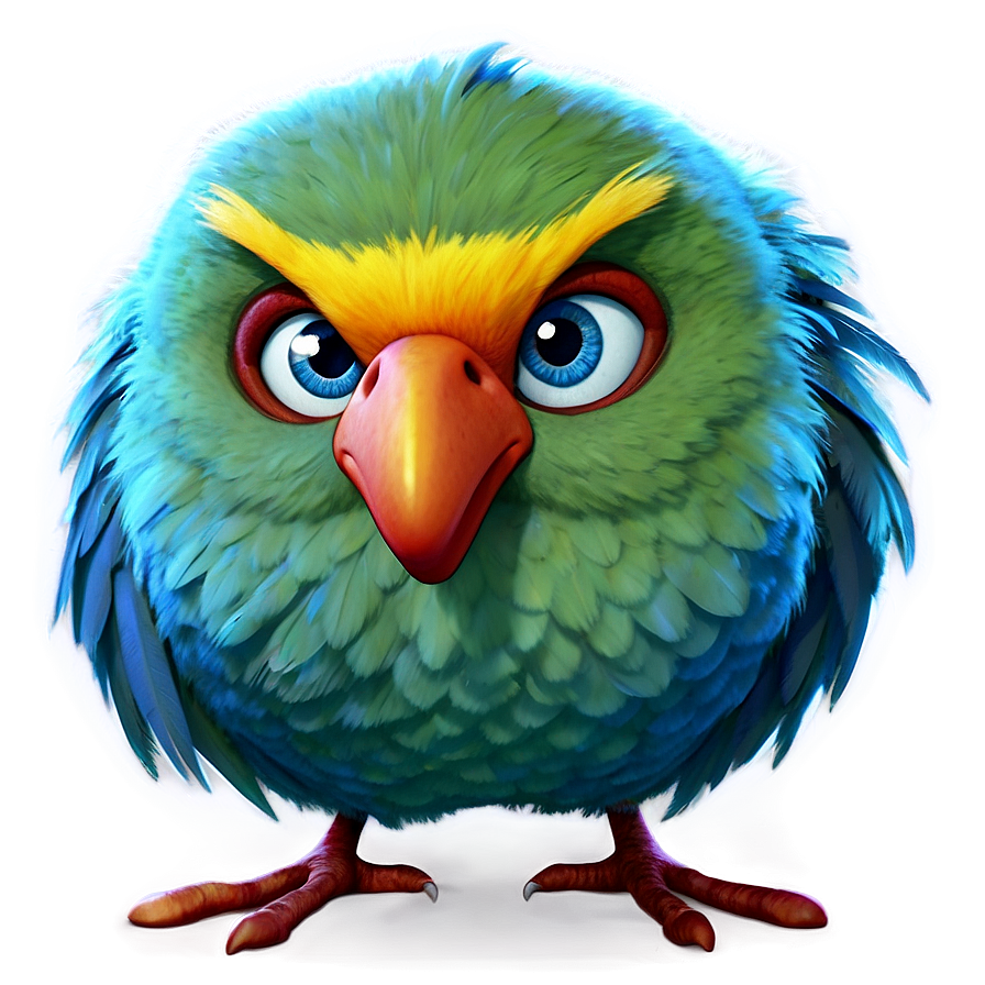 Cartoon Bird Character Png 06202024 PNG