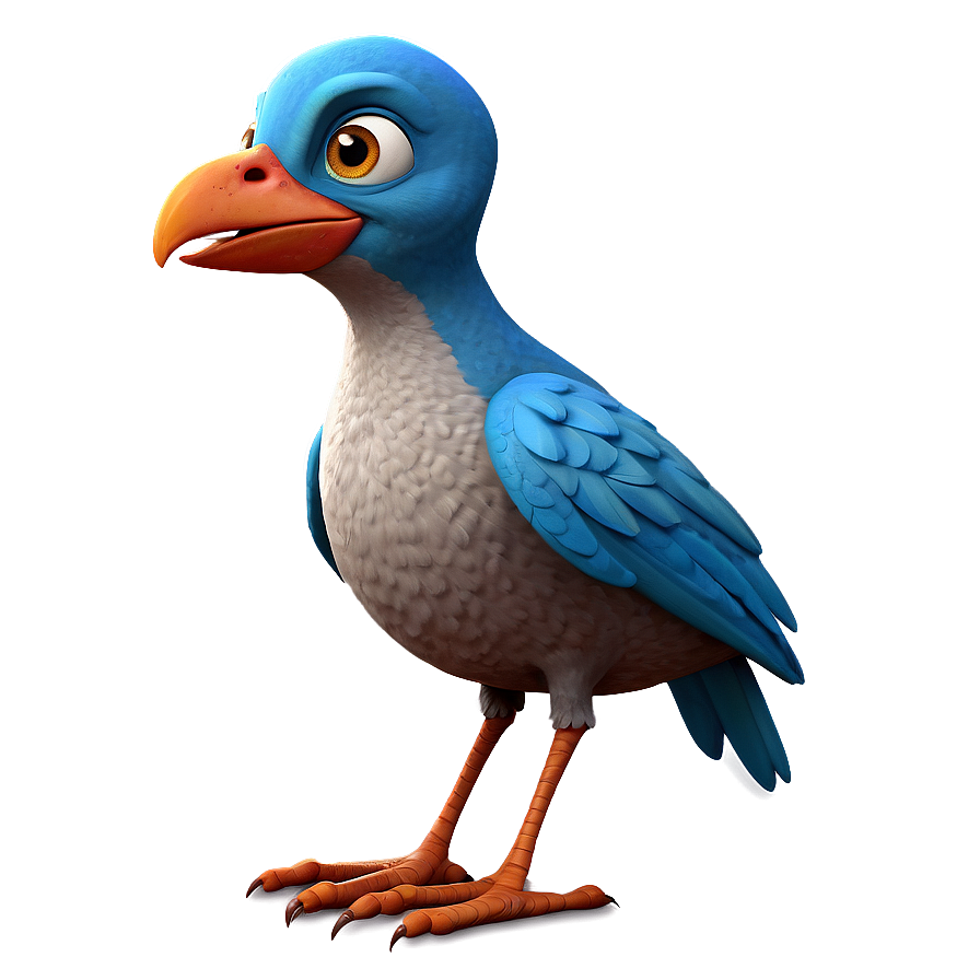 Cartoon Bird Character Png Wii PNG