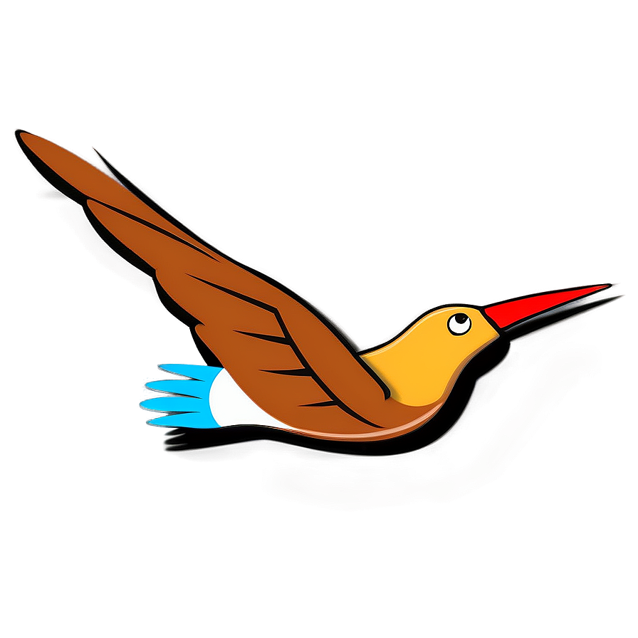 Cartoon Bird Flying High Png 71 PNG