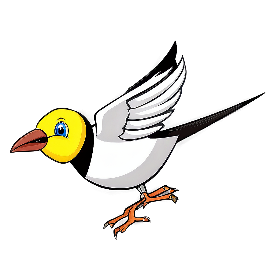 Cartoon Bird In Flight Png Aam PNG