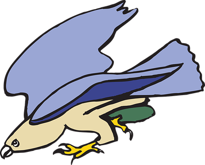 Cartoon Birdin Flight PNG