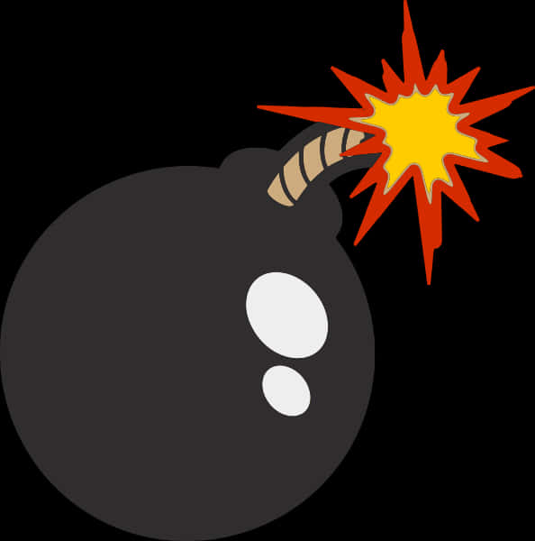 Cartoon Bomb Detonation PNG