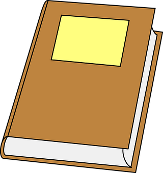 Cartoon Bookwith Blank Cover PNG